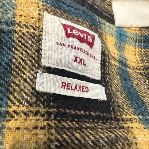 Pittsburgh Steelers Football Plaid Flannel Shirt XXL Oversized Retro Logo Unique - Picture 5 of 6